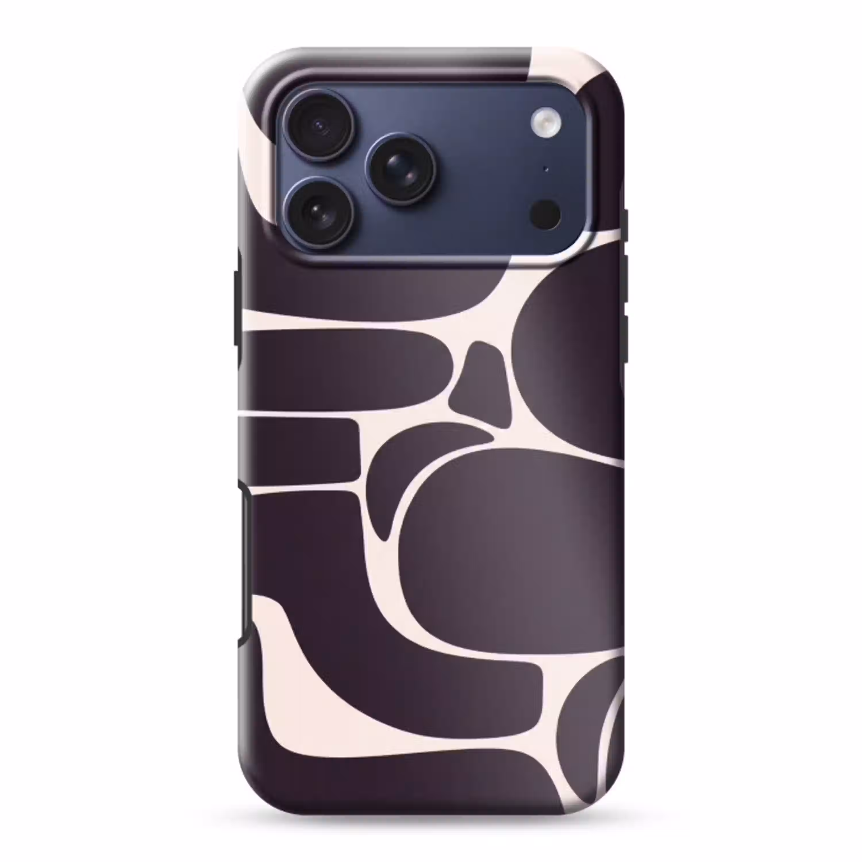 Patroon - Organisch - Zwart Toughcase MagSafe Apple iPhone 17 Pro Max klein -3d