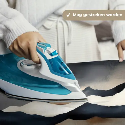 Bergen - Donkerblauw - Landschap Wandkleed katoen klein -sfeer9