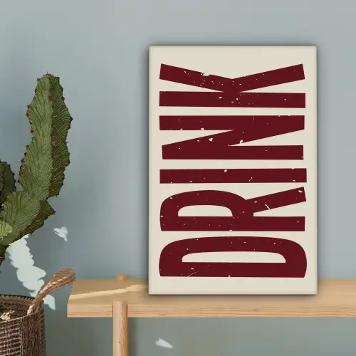 Rood - Vintage - Decoratie - Japandi canvas 2cm klein -sfeer4