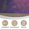 Doorkijk - Lavendel - Landschap - Bloemen - Paars Akoestische PET Vilt - Rond klein -closeup_NL