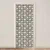 Grafisch - Patroon - Zwart deurposter klein 289 -3d_beige