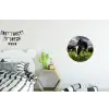 Koeien - Dieren - Gras - Weiland - Boerderij Wandcirkel aluminium klein -kinderkamer