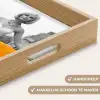 Sinaasappel - Eiffeltoren - Vrouw Dienblad Rechthoek middel -USP_HandgreepNL