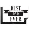 Papa - Quote - Beste papa Inductie beschermer vinyl 3mm klein -3d