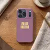 Tekst - Paars - Amazing Telefoonhoesje iPhone 17 Pro klein -sfeer1