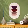 Harmonieus - Symmetrisch - Rood Wandcirkel Ovaal Forex klein -sfeer2