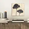 Bladeren - Minimalistisch - Zwart plexiglas 5mm klein -sfeer1
