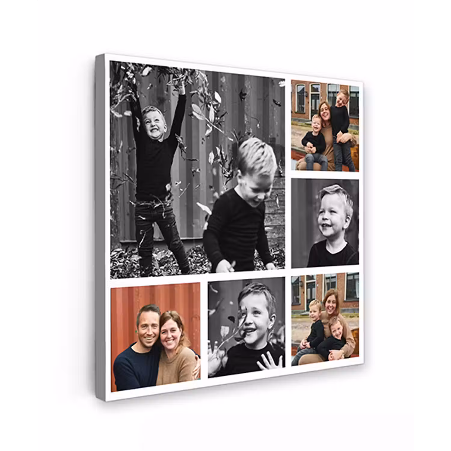 Canvas collage - Vierkant - 6 foto's