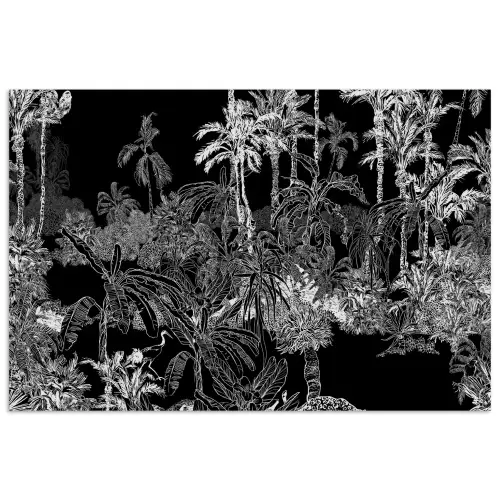 Palm - Jungle - Tropical poster papier klein -3d