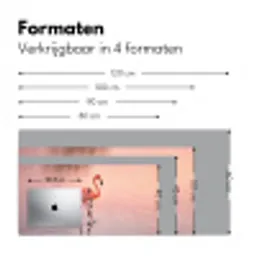Flamingo - Water - Roze Muismat XXL klein -sfeer5