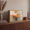 Verf - Patroon - Modern - Kunst Light Box met batterij (Wandlamp) middel -sfeer2