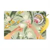Glazen - Proosten - Bladeren - Groen Placemat vinyl groot -zzzproduct_Kitchenyeah-website