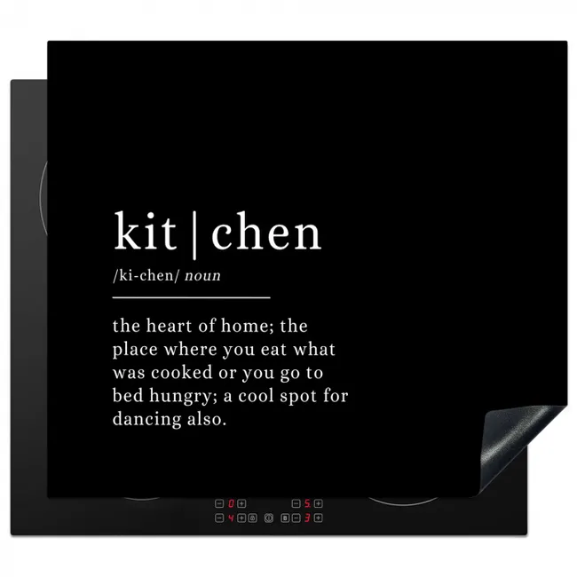 Hart van het Huis Inductie beschermer vinyl 3mm middel -3d