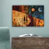 Silhouetten - Abstract - Zon - Maan canvas 2cm klein -sfeer4