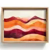 Abstract - Landschap - Golven Dienblad Rechthoek middel -z3d_shopping