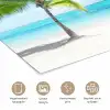 Palmboom - Strand - Zee - Zomer poster papier klein -closeup_NL