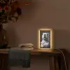 Buldog - Hond - Glas Light Box met kabel (Tafellamp) klein -sfeer4