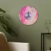 Discobal - Pink - Verf Akoestische PET Vilt - Rond klein -sfeer2