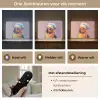 Papegaai - Koksmuts - Nieuwsgierig - Vogel Light Box met batterij (Wandlamp) middel -USP_lichtkleurNL