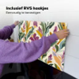 Modern - Abstract - Kleurrijk Inductie beschemer met haakjes klein 777 -ky-ophangen-nl