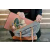 Tropische bladeren - Bloemen - Roze - groen laptophoes neopreen klein -tas
