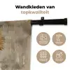 Goud - Portret - Vrouw Wandkleed katoen klein -sfeer2