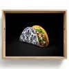 Taco - Vlees - Salade - Delftsblauw - Motief Dienblad Rechthoek middel -z3d_shopping