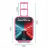 Raceauto - Verlichting - Neon - Rood Kinderkoffer - Roze klein -productfoto_formaten
