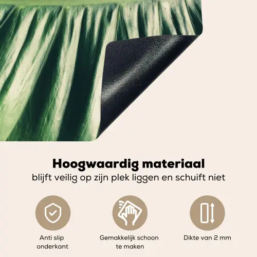 Tropisch - Inductie mat - Natuur - Inductie beschermer - Jungle Inductie beschemer met haakjes middel -ky-onderkant-nl