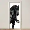 Fries - Hengst - Modern deurposter klein -3d_beige
