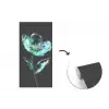 Bladeren - Bloem - Glazen - Donkerblauw fotobehang vinyl groot -3d