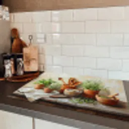 Potten - Kruiden - Hout Inductie beschermer vinyl 3mm klein -sfeer3