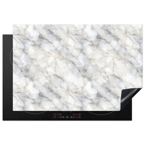 Grijs - Marmer - Gedetailleerd Inductie beschermer vinyl 3mm klein 276 -3d