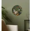 Stilleven met bloemen - Schilderij van Jan van Huysum Wandcirkel behangsticker klein -sfeer2