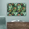 Bladeren - Bloemen - Jungle - Tropisch canvas 2cm klein -sfeer4