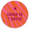 Quote - Zomer - Roze Wandcirkel plexiglas klein -3d
