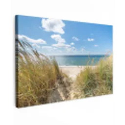 Duin - Gras - Zee - Strand canvas 2cm klein -z3d