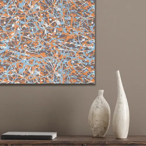 Blauw - Waterverf - Chaos PET vilt klein 837 -sfeer6_closeup