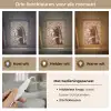 Meisje met de parel - Johannes Vermeer - Sepia Light Box met kabel (Tafellamp) klein -USP_lichtkleurNL