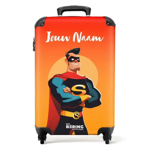 Sunny superhero NBS - Handbagage koffer - Kinderen Unisex middel -productfoto_recht
