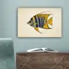 Vis - Sierlijk - Vinnen - Illustratie canvas 2cm klein -sfeer4