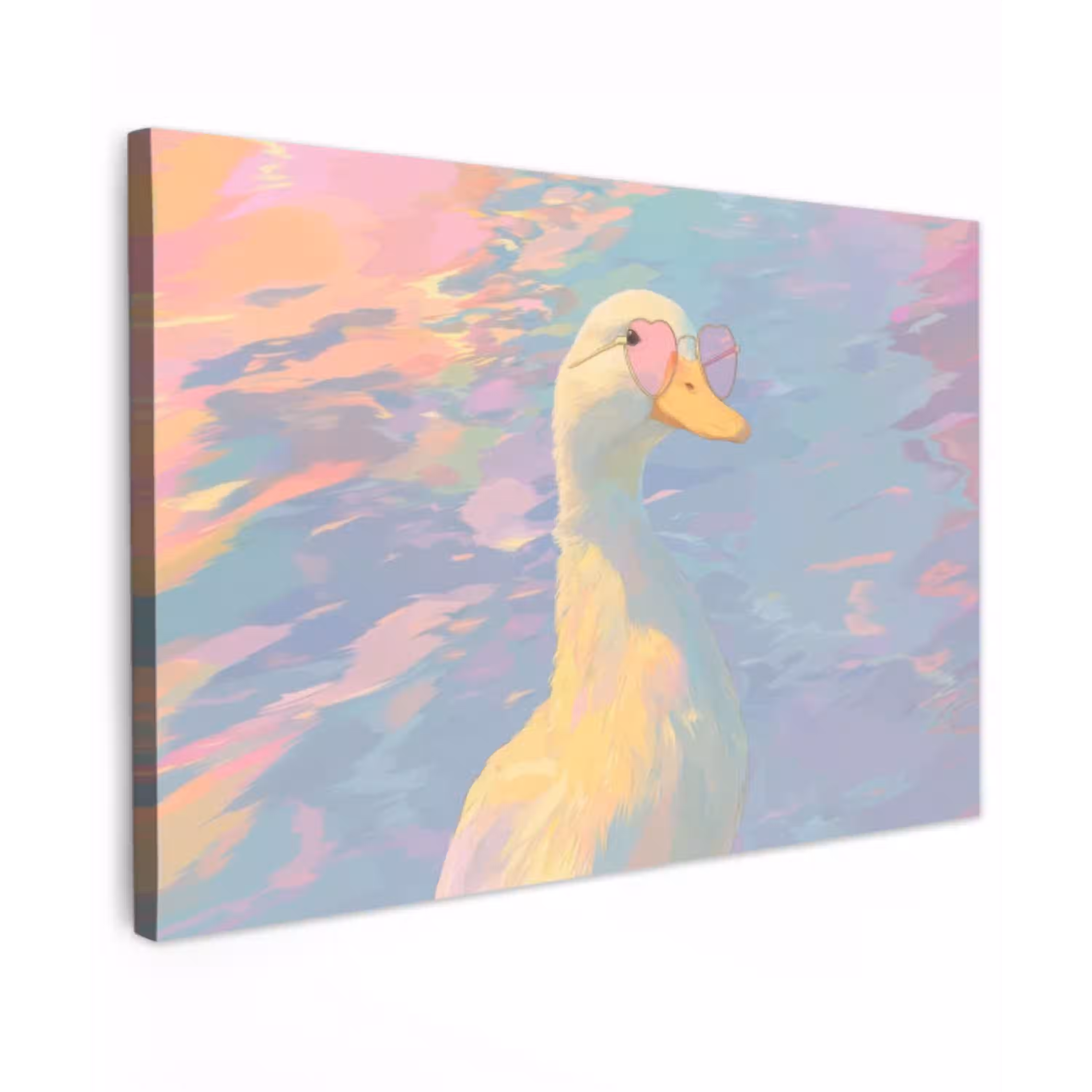 Eend - Zonnebril - Water canvas 2cm klein -z3d