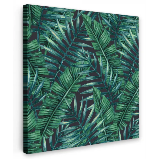 Bladeren - Tropisch - Jungle -  Natuur Tuinposter op houten frame 2 cm dik klein -3d