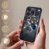 Kerstbal - Versierd - Blauw Telefoonhoesje iPhone 17 Pro klein -sfeer3_NL