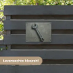 Steeksleutel - Schilderij - Gereedschap - Verf tuinposter los doek klein -sfeer3