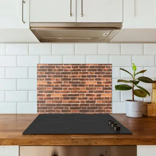 Bakstenen - Oud - Muur - Verkleuring keuken achterwand spatscherm klein 900 -sfeer2