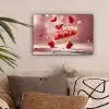 Aardbei - Taart- Eten - Roze canvas 2cm klein -sfeer1