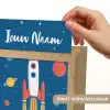 Raket - Planeten - Ruimte Light Box met kabel (Kinderlampje) klein -USP_websiteprintNL