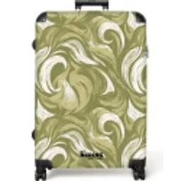 Abstract - Textuur - Groen NBS - Large koffer - Volwassenen Unisex groot -zzzzzzzzkaufland2