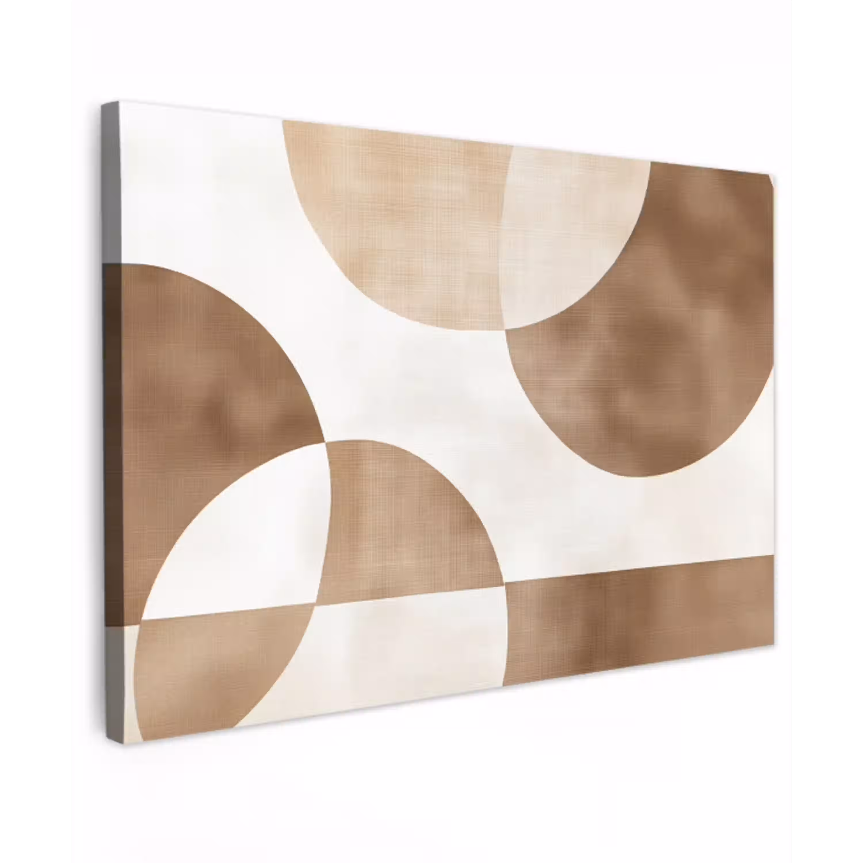 Snijdende cirkels - Overlappende vlakken canvas 2cm klein -z3d